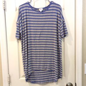 LuLaRoe Irma w/ Blue Stripes